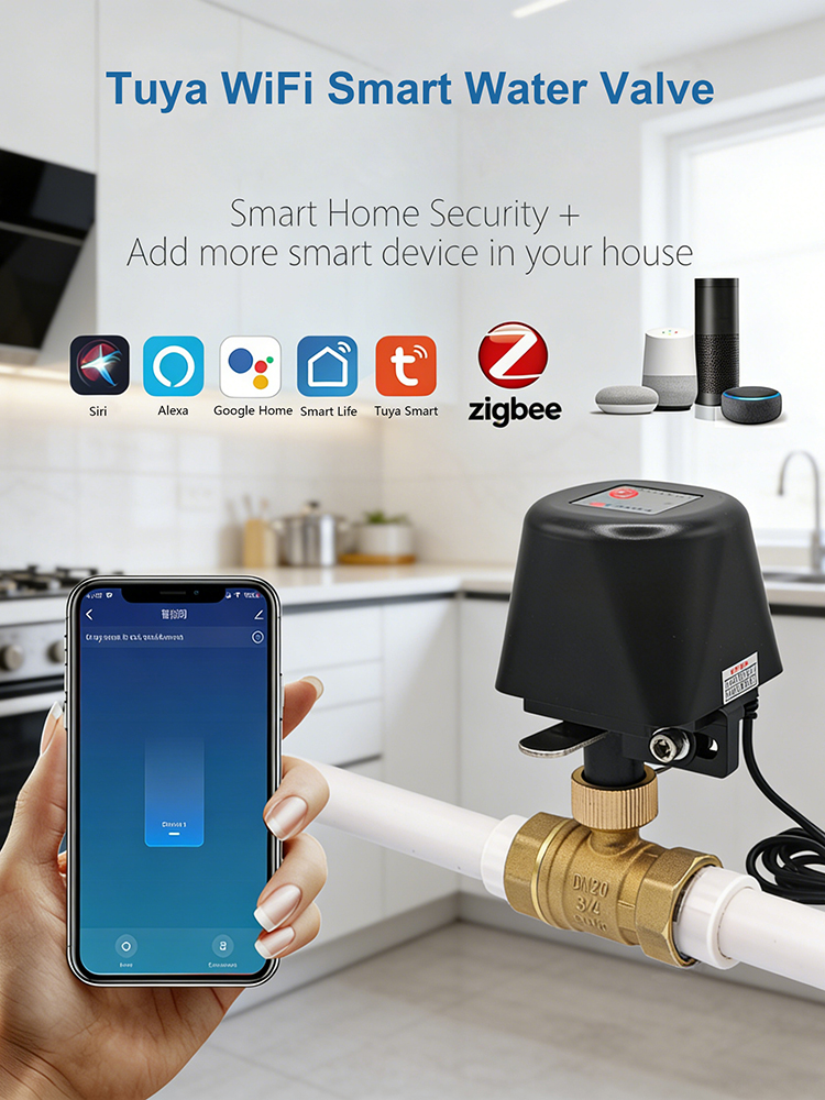 Smart Garden Home Assistant - Tuya Akıllı Su Vanası ​ DN15/DN20/DN25