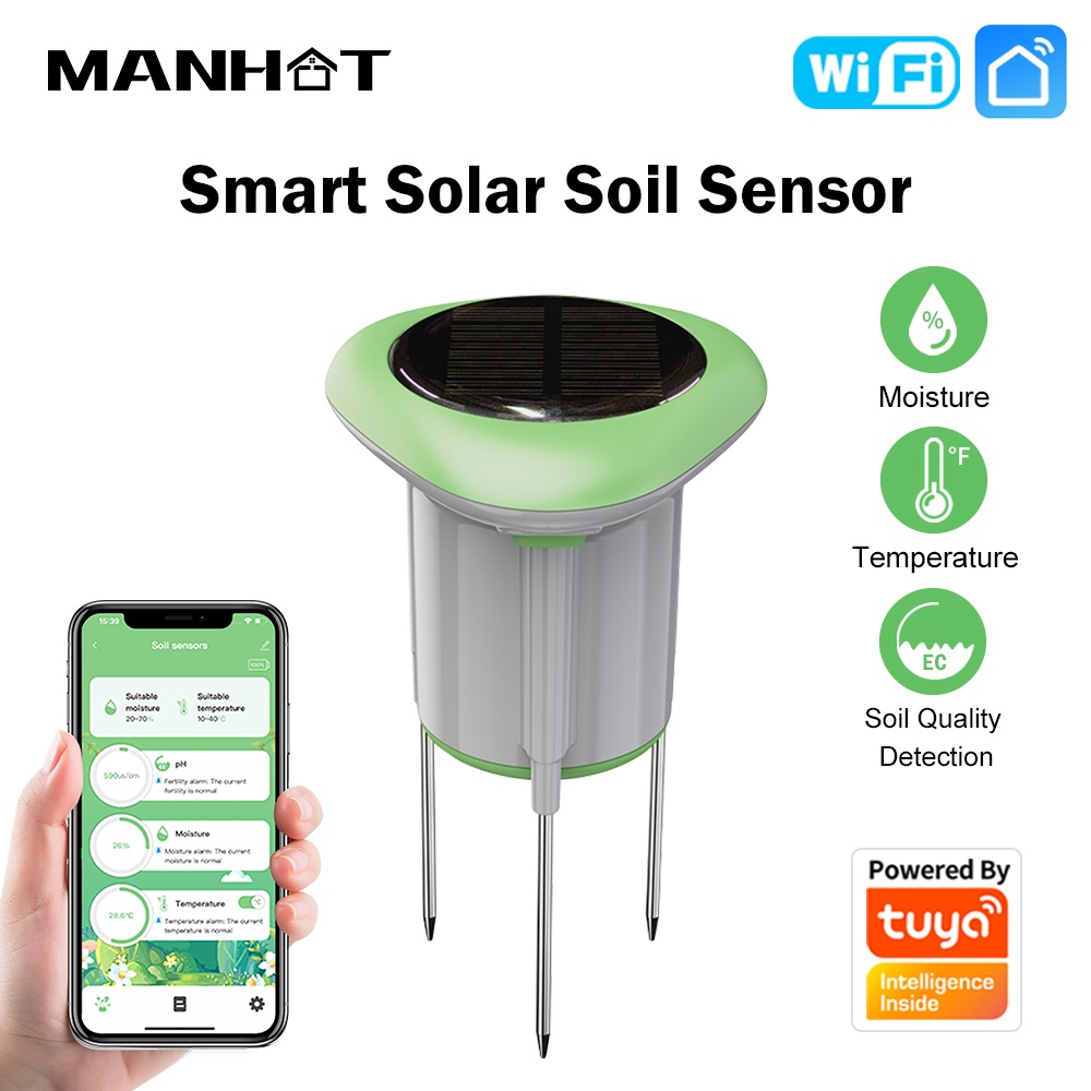 Smart Garden Solar - MANHOT WiFi Akıllı Güneş Enerjili Toprak