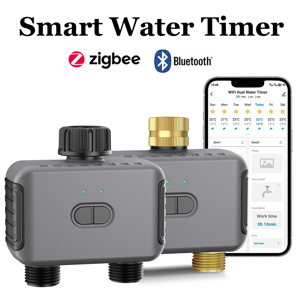 Smart Gardening - Tuya Akıllı Su Zamanlayıcı Zigbee/BT Otomatik