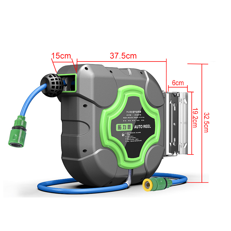 Smart Garden Hose Timer - 10/15/20M otomatik geri çekilebilir hortum makarası