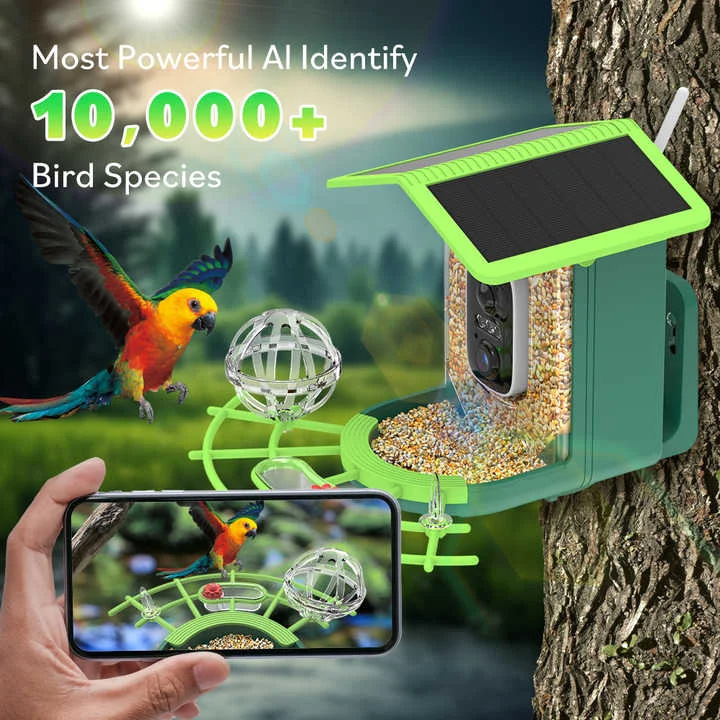 Smart Garden Ai - Akıllı Yapay Zeka Kuş Besleyici, Kuş