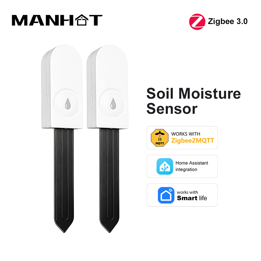 Smart Garden Zigbee - Zigbee 3.0 Toprak Nem Sensörü Sıcaklık