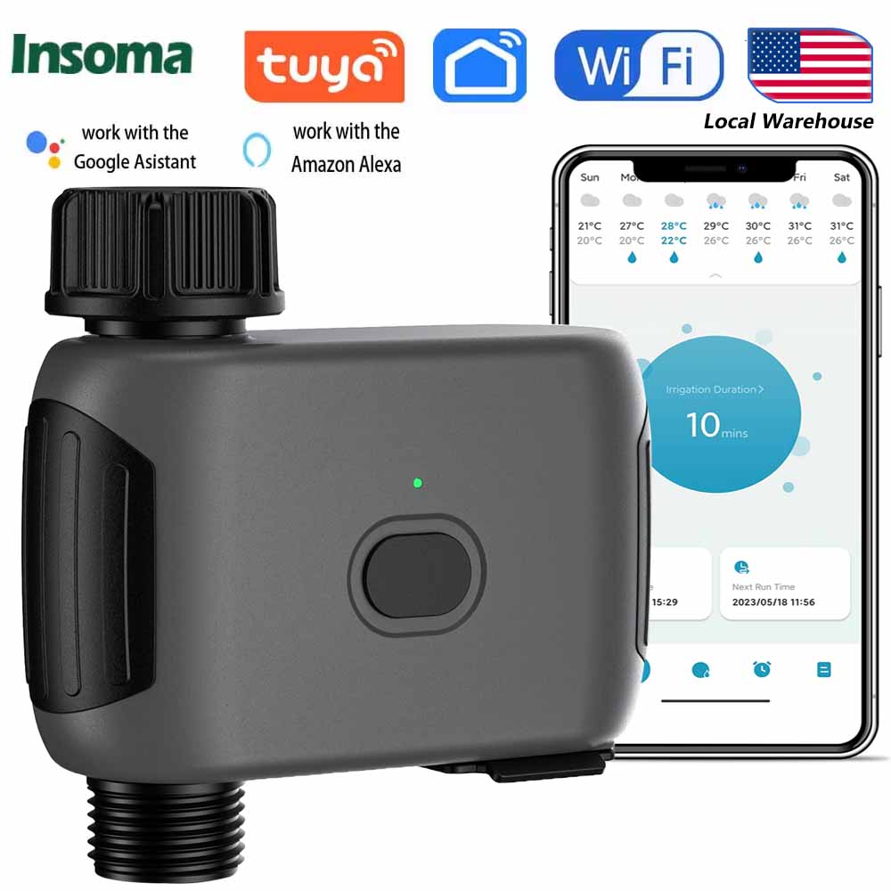 Smart Garden Hose Timer - INSOMA otomatik bitki sulama akıllı Wifi