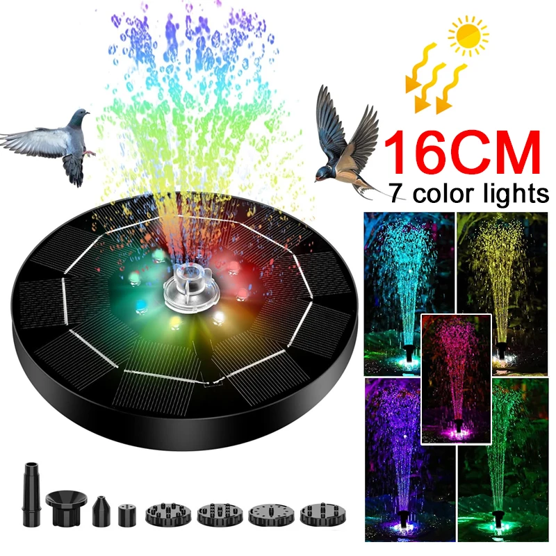Smart Garden Lighting System - Çeşme ışık 7 renk LED ışık