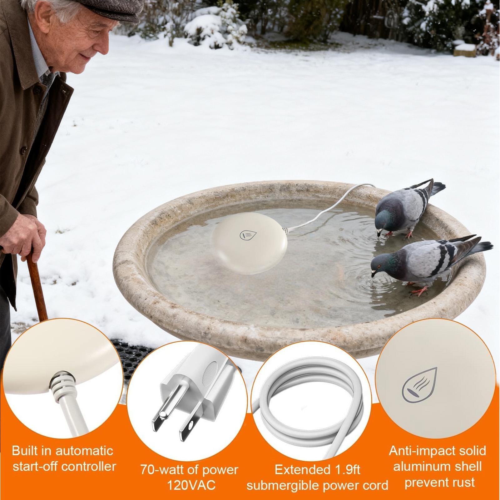 Smart Garden Bird Bath - Kuş Banyosu Isıtıcı Akıllı Suluk Buz
