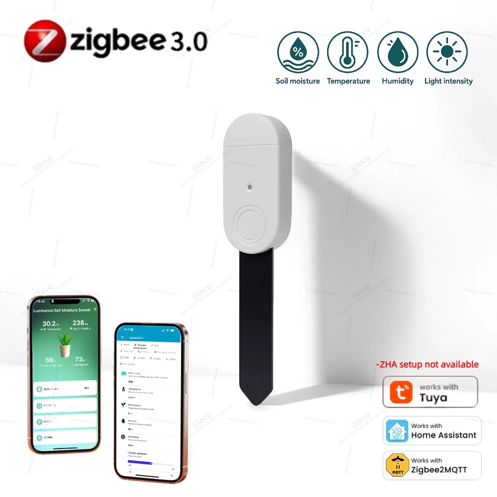 Smart Garden Zigbee - 4in1 Zigbee Toprak Nemi Sıcaklık Nem