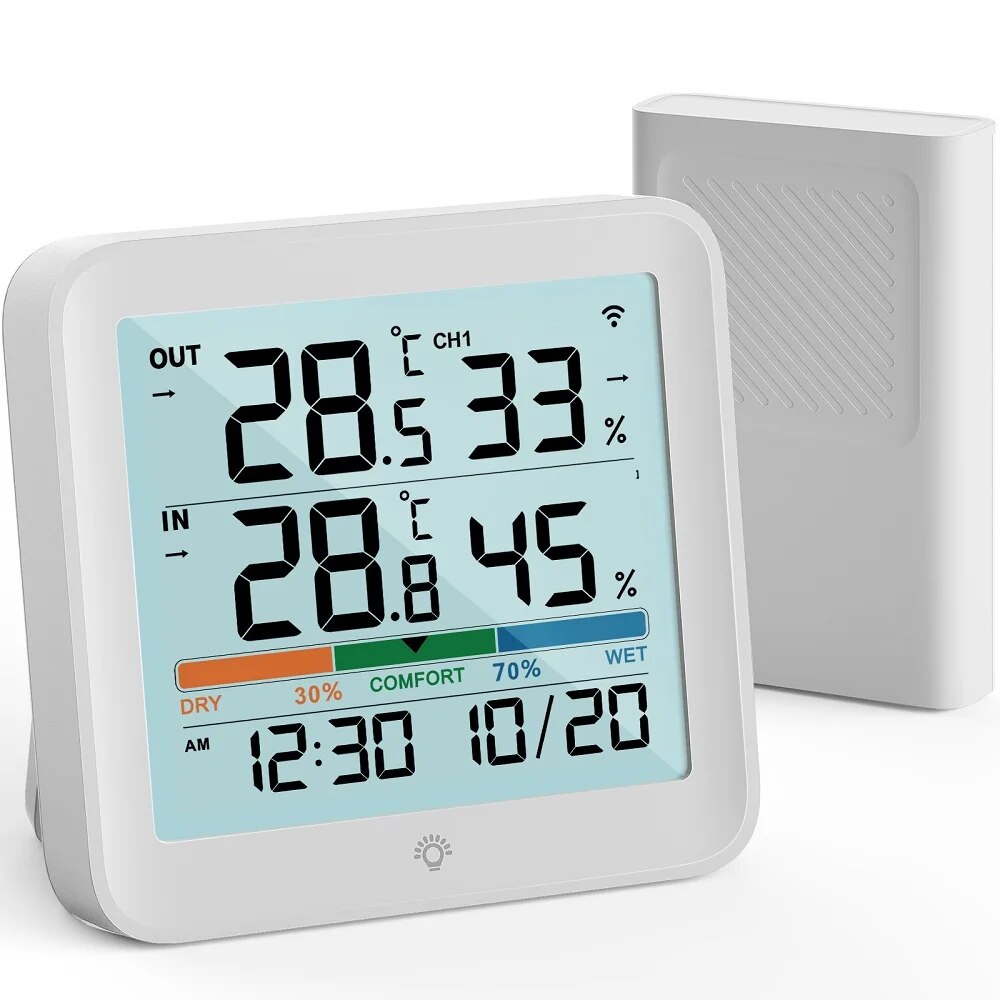 Garden Weather Station - Uzaktan Kumandalı Dijital Termometre Higrometre, İç