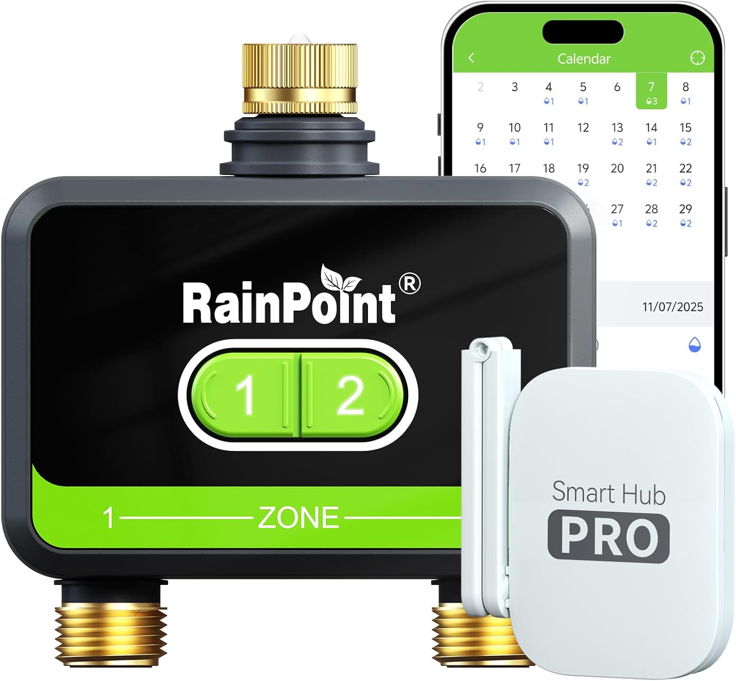 Smart Garden Hose Timer - Bahçe Hortumu için Pirinç Bağlantılı 2