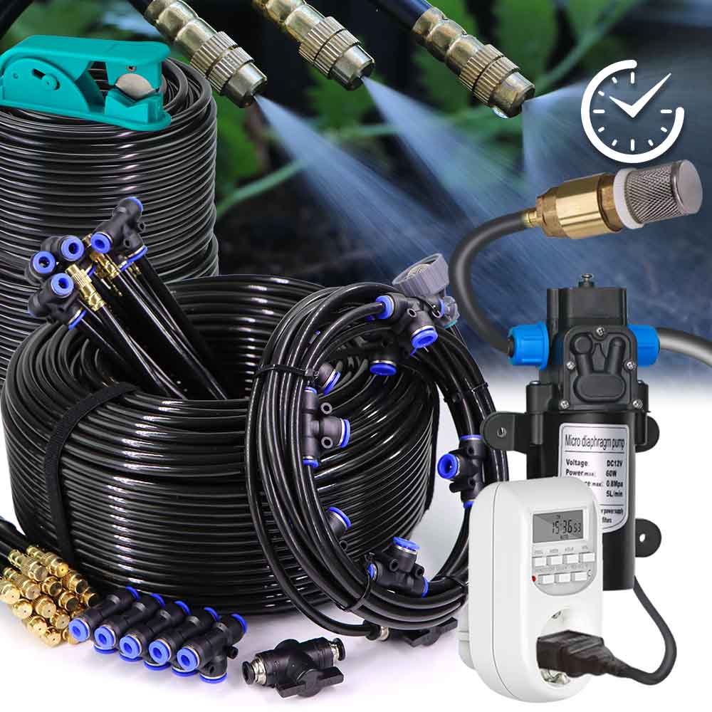 Smart Garden Water Timer - 60w kendinden emişli pompa Misting soğutma