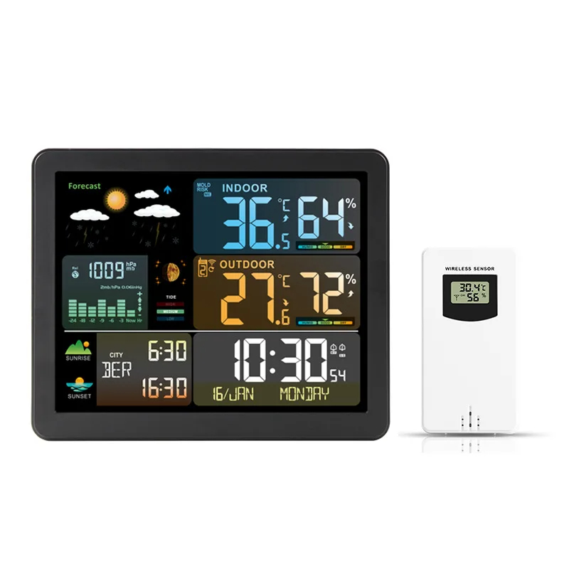 Garden Weather Station - Dijital Hava İstasyonu Saati İç Mekan
