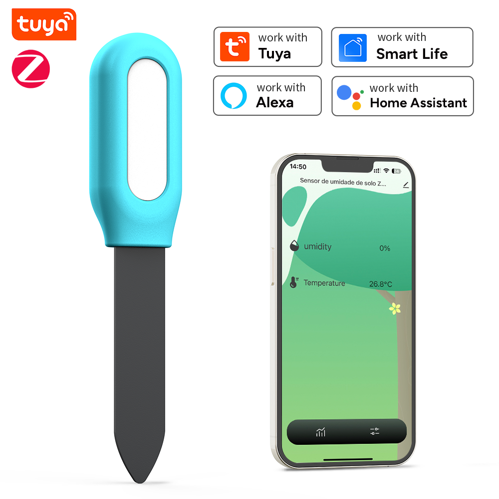 Smart Garden Zigbee - Tuya Zigbee Toprak Sensörü Nem Sıcaklık