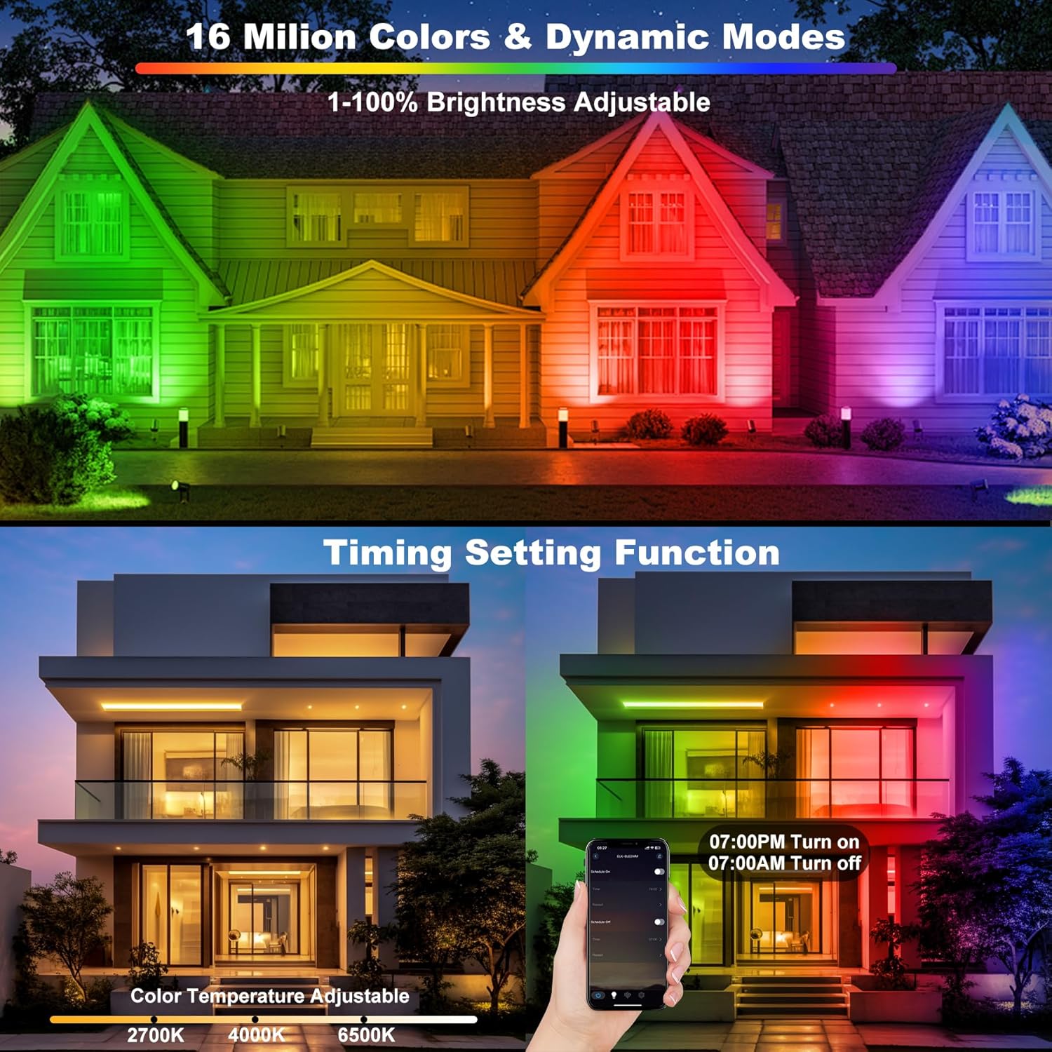 50W RGB LED Projektör Çubuğu U - Smart Garden Uk incelemesi ve fiyatı