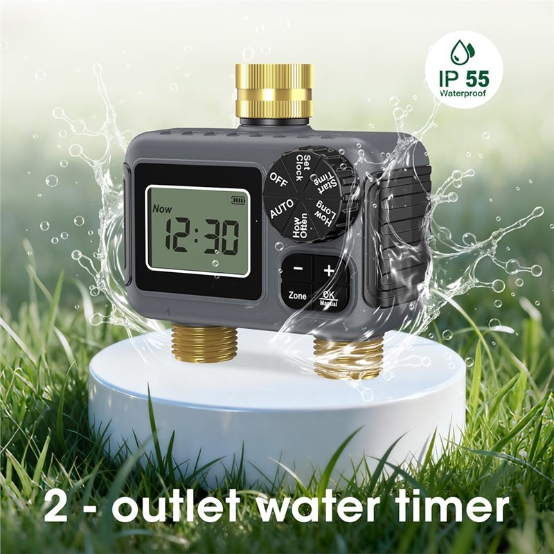 AY14 - Çift Çıkışlı Otomatik S - Smart Garden Water Timer incelemesi ve fiyatı