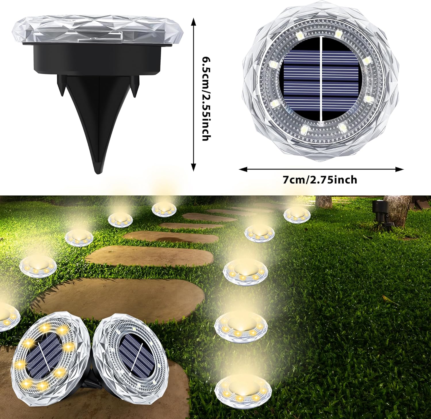 4/8 adet güneş yeraltı ışıklar - Smart Garden Solar Lights incelemesi ve fiyatı