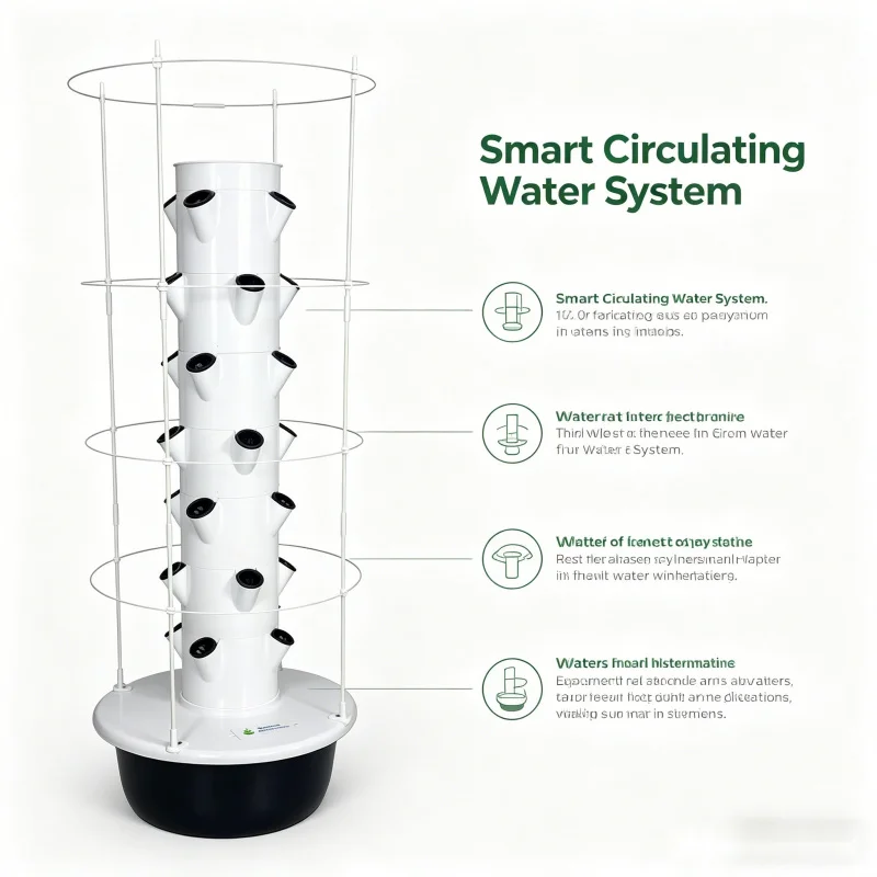 Spacetree Dikey Hidroponik Kul - Smart Garden Vertical Planter incelemesi ve fiyatı