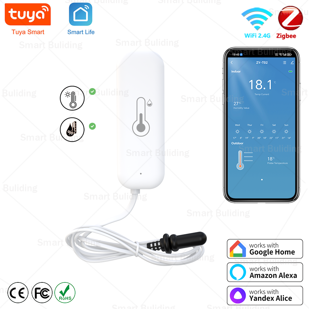 Tuya Zigbee WiFi Sıcaklık Nem  - Smart Garden Click And Grow incelemesi ve fiyatı