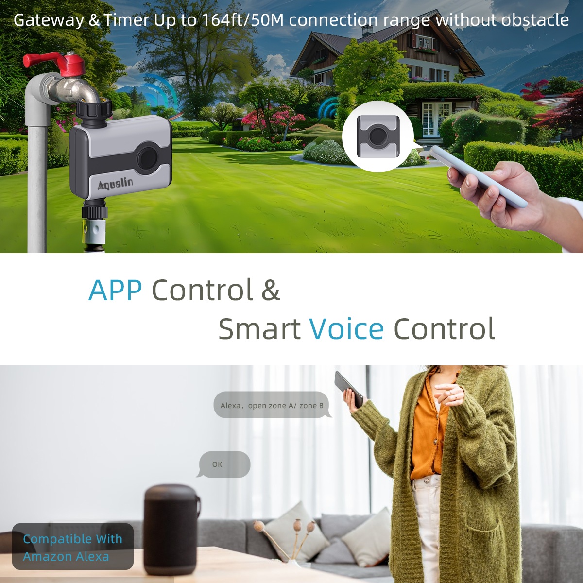 Aqualin WiFi Su Zamanlayıcısı  - Smart Garden Hose Timer incelemesi ve fiyatı