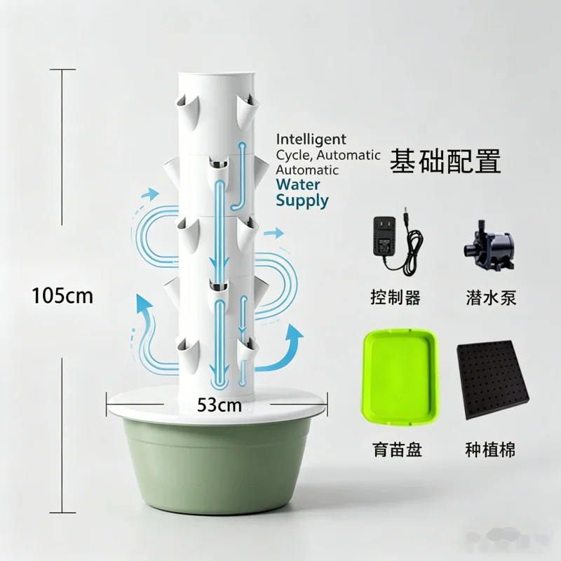 SpaceTree Dikey Hidroponik Kul - Smart Garden Vertical Planter incelemesi ve fiyatı