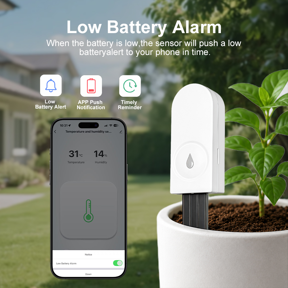 Zigbee 3.0 Toprak Nem Sensörü  - Smart Garden Zigbee incelemesi ve fiyatı