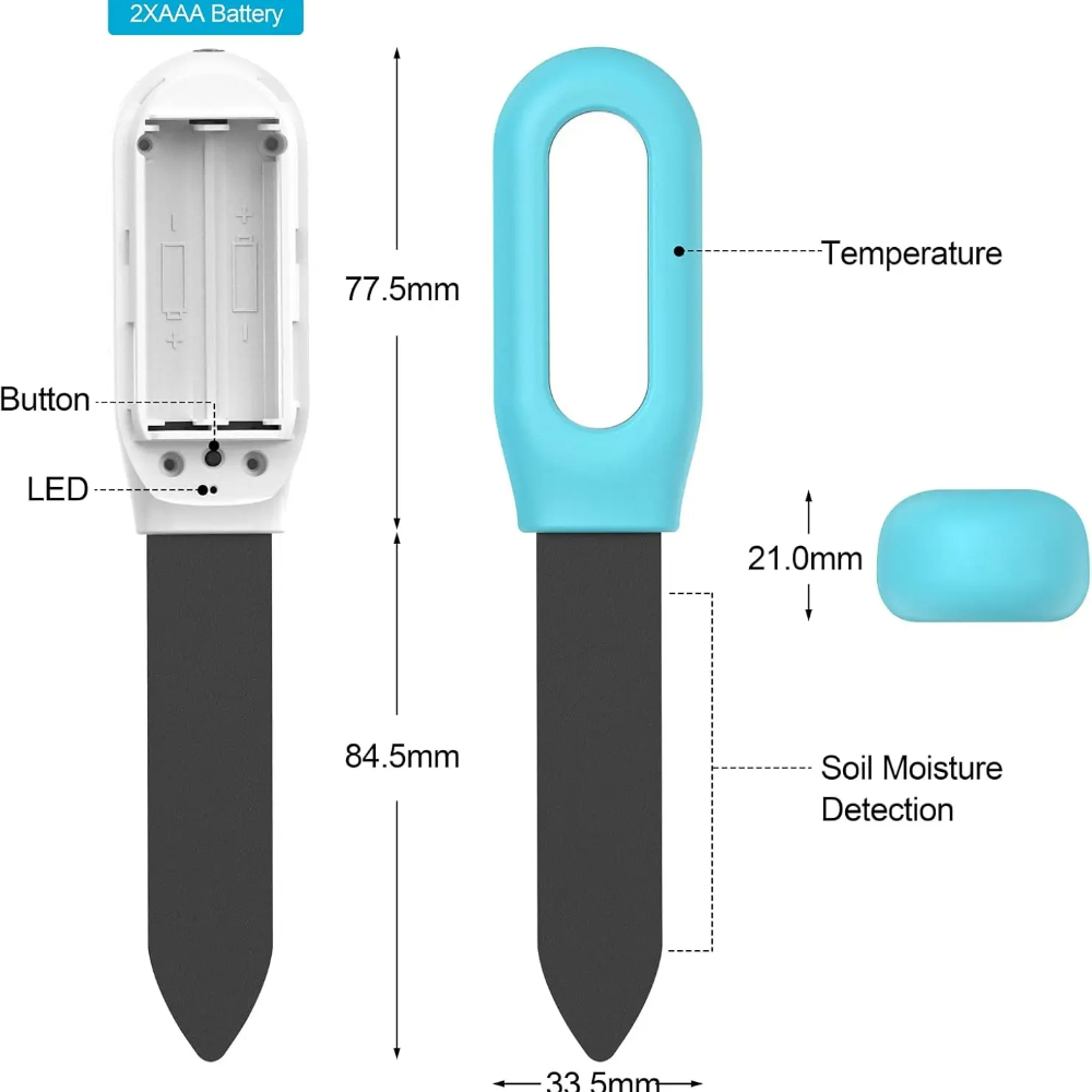 1 adet WiFi Zigbee toprak sens - Smart Garden Home Assistant incelemesi ve fiyatı