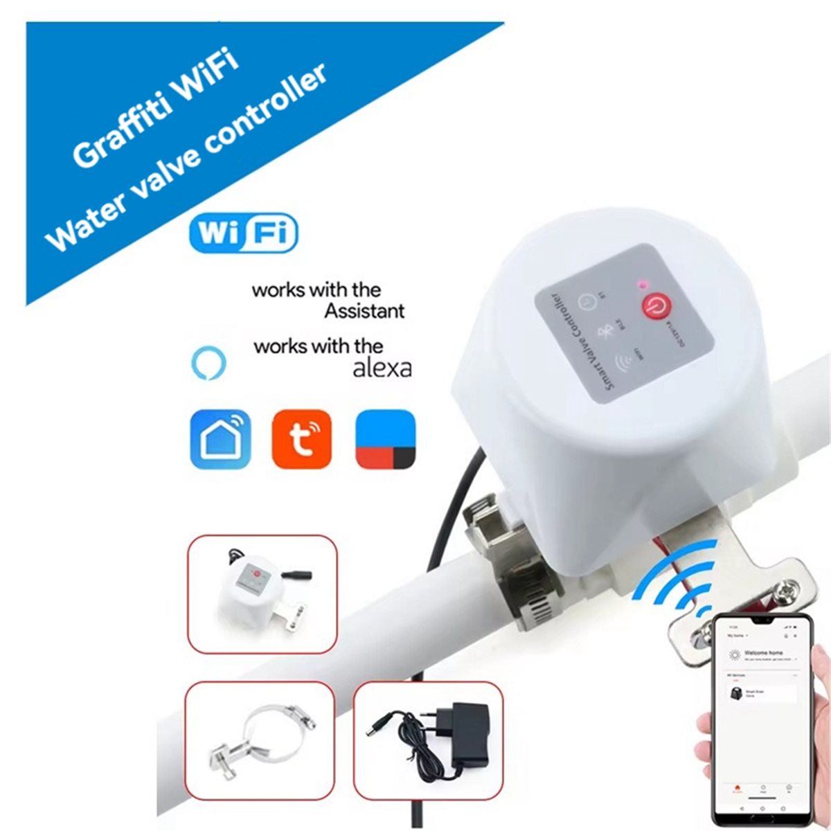 SWXF Tuya WiFi Akıllı Valf Kon - Smart Garden Water Timer incelemesi ve fiyatı