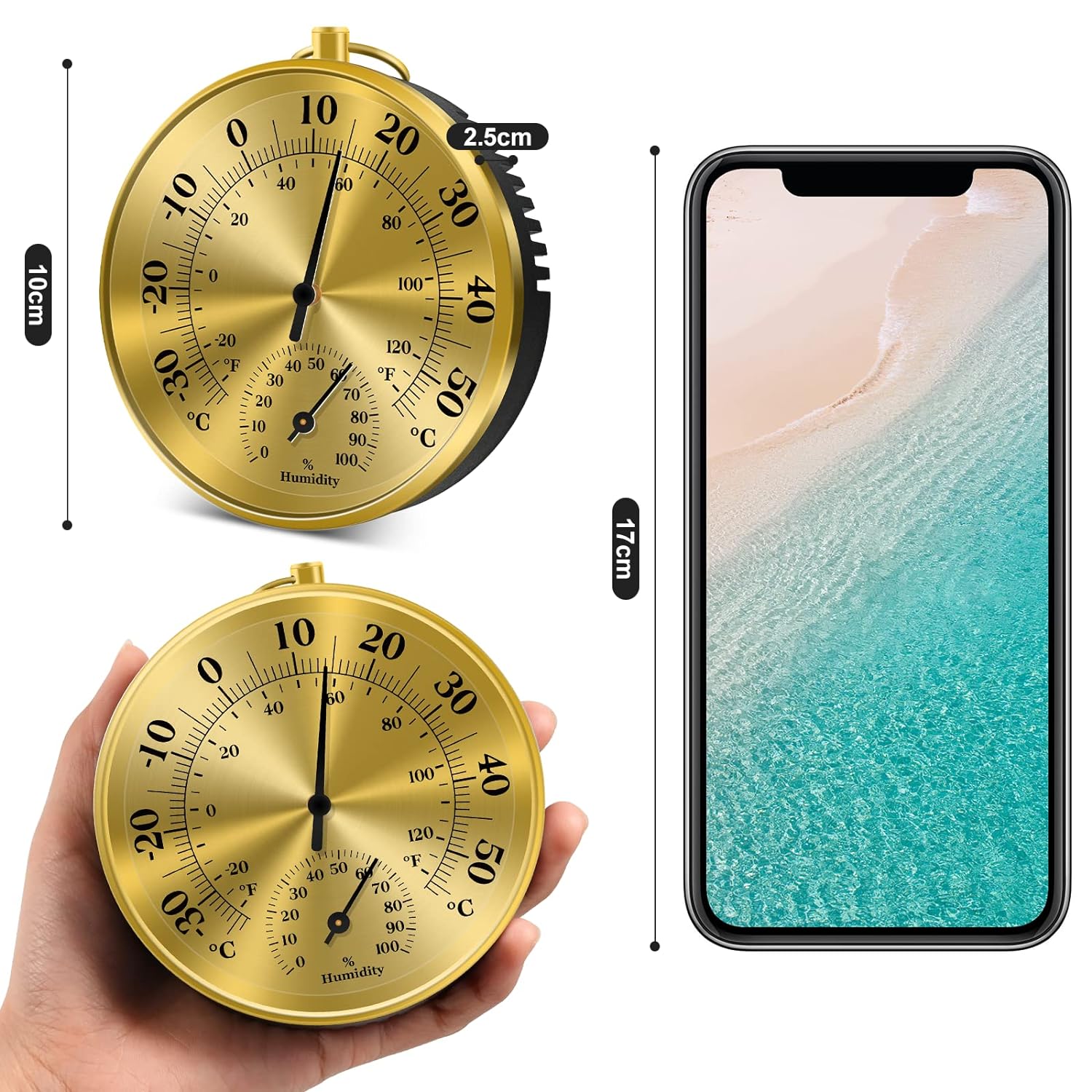 10 CM Duvar Termometre Higrome - Garden Weather Station incelemesi ve fiyatı