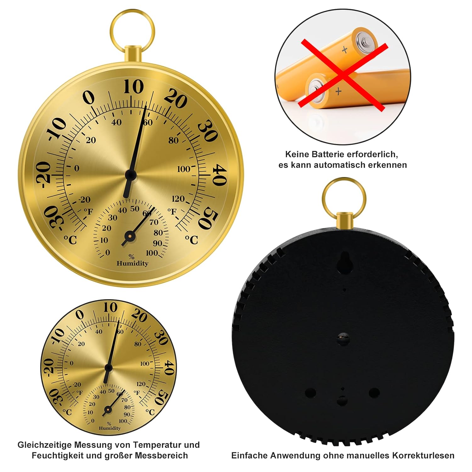 10 CM Duvar Termometre Higrome - Garden Weather Station incelemesi ve fiyatı