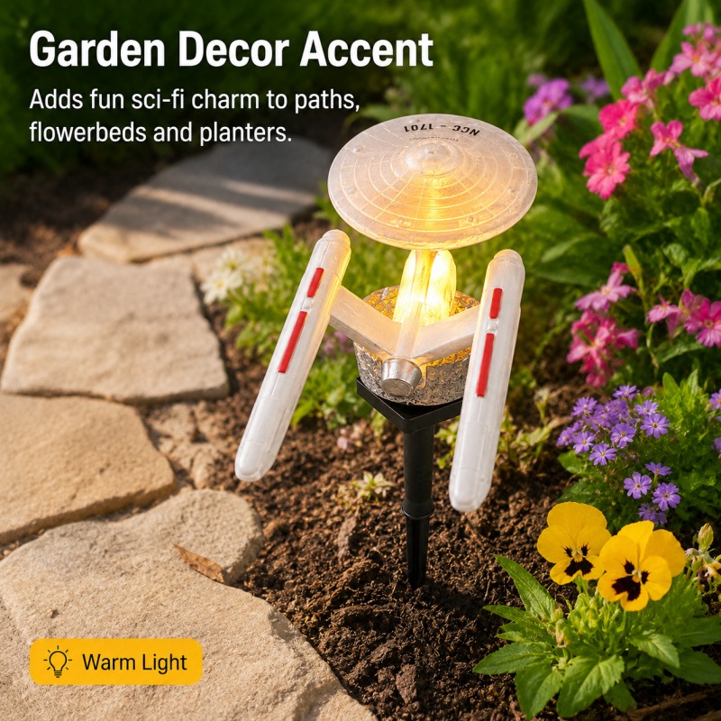 Star Trek USS Enterprise Solar - Smart Garden Lighting System incelemesi ve fiyatı