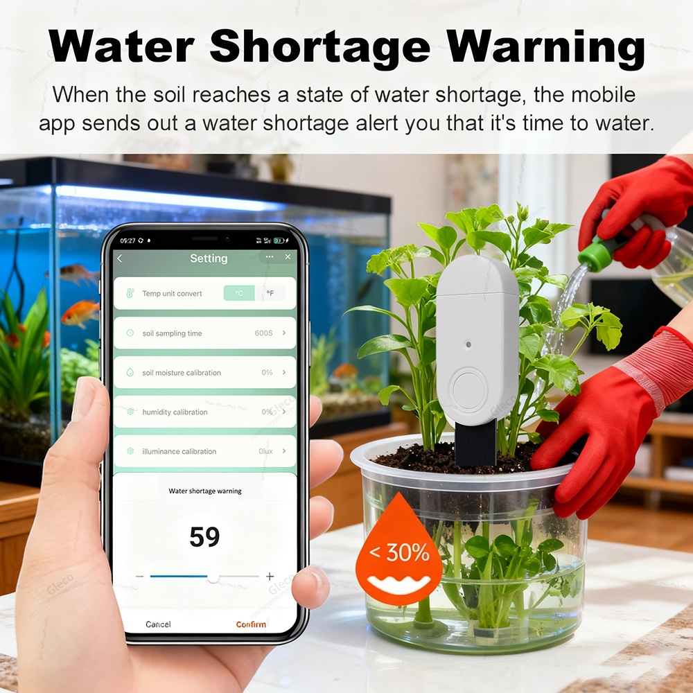 4in1 Zigbee Toprak Nemi Sıcakl - Smart Garden Zigbee incelemesi ve fiyatı
