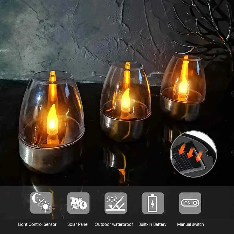 LED Paslanmaz Çelik Güneş Mum  - Smart Garden Lighting System incelemesi ve fiyatı