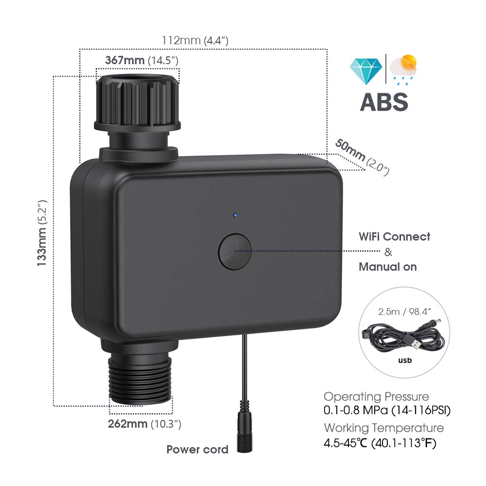 30-10 m Bahçe Çift bantlı WiFi - Smart Garden Water Timer incelemesi ve fiyatı
