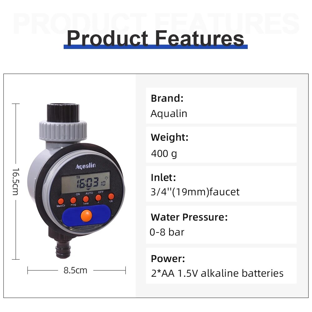 Otomatik LCD ekran sulama zama - Smart Garden Water Timer incelemesi ve fiyatı