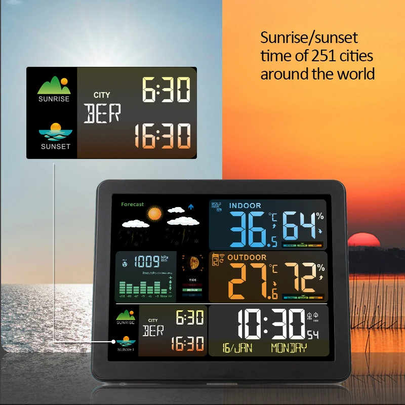 Dijital Hava İstasyonu Saati İ - Garden Weather Station incelemesi ve fiyatı