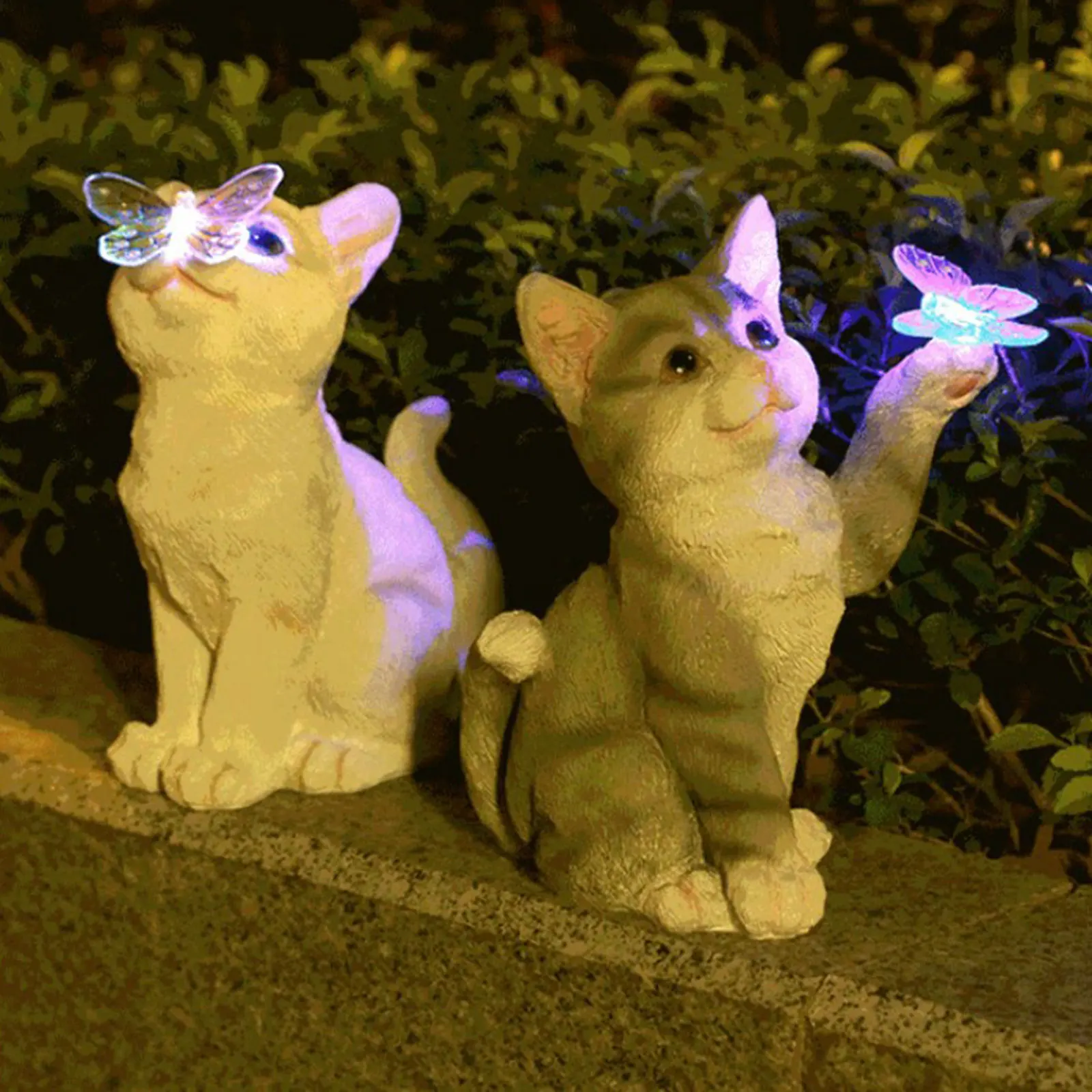 Açık Kedi Heykel Heykelcik Kol - Smart Garden Lighting System incelemesi ve fiyatı
